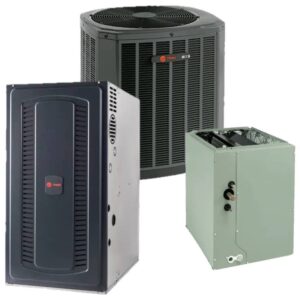 2 Ton 17 SEER TRANE AC/  80% 40,000 BTU Gas Furnace System -R454B